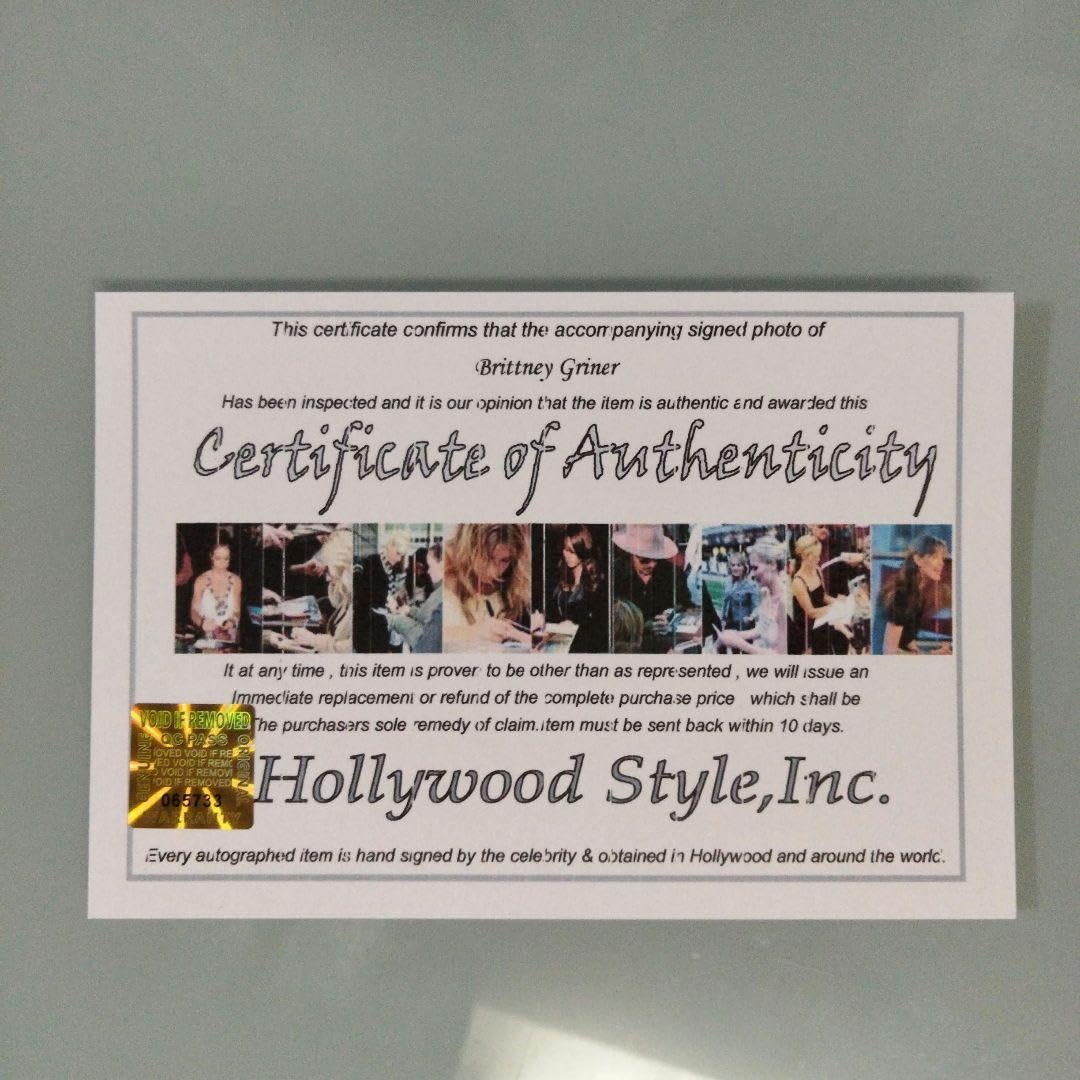 ブリトニー・グライナー直筆サイン入り超大型写真…